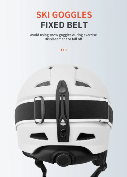 Seeker Winter Ski Helmet One-piece Adult Children Universal Snow Helmet Skating Ski Snowboard Outdoor Sports Safety Helmets