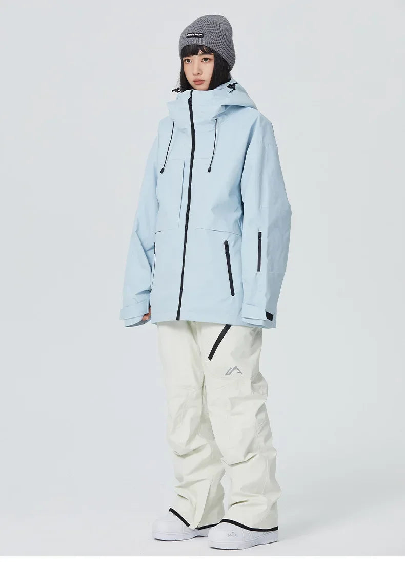 2025 Winter Couple Skiing Jackets New Woman Snowboard Sport Tops Man Warm Skiing Coats Pro 3L Waterproof Windproof Snow Clothes