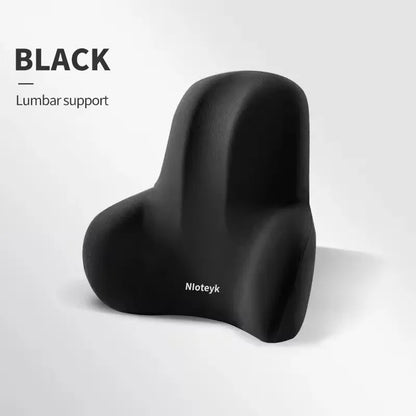 Car Neck Pillow Memory Foam Protective Lumbar Support Backrest Relieves Pressure Breathable Car Headrest Pillow Car Assesories