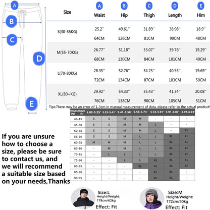 Outdoor Sport Snow Pants 2025 New Women Waterproof Ski Overalls Man Loose Skiing Pants Winter Pro Warm Windproof Couple Trousers