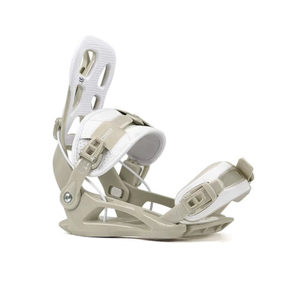 LILKINGS L1 Snowboard Bindings Quick Step-in SP System EVA Shock Absorption Leather Straps for Beginner Intermediate Riders
