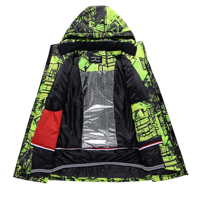 New Men's Snowboarding Ski Jacket Winter Outdoor Warm Windproof Waterproof Breathable Ski Clothes Male Skiing Ski Coat