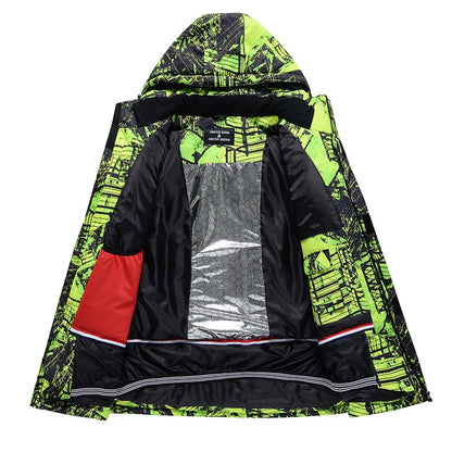 New Men's Snowboarding Ski Jacket Winter Outdoor Warm Windproof Waterproof Breathable Ski Clothes Male Skiing Ski Coat