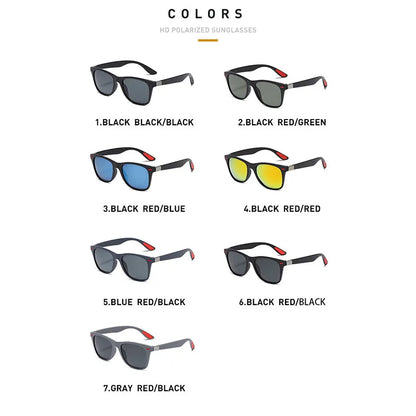 UV400 Polarized Hiking Sunglasses for Men - Best Cycling Sunglasses with Polycarbonate Frame