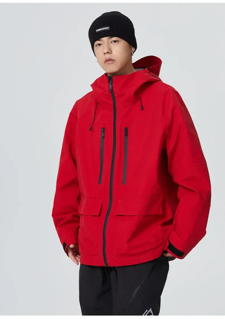 Outdoor Winter Skiing Jacket 2025 Man Snowfield Sport Tops Couple Ski Cold Coat Pro Warm Waterproof Woman Snow Tracksuit Clothes
