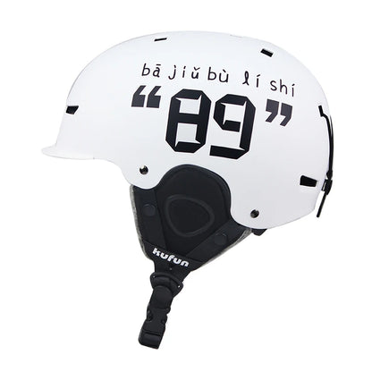 KUFUN Ski Helmet Snow Sports Snowboard Skiing Skateboard Skating Cute Animal Women Men Adult Kids Winter Safety Children
