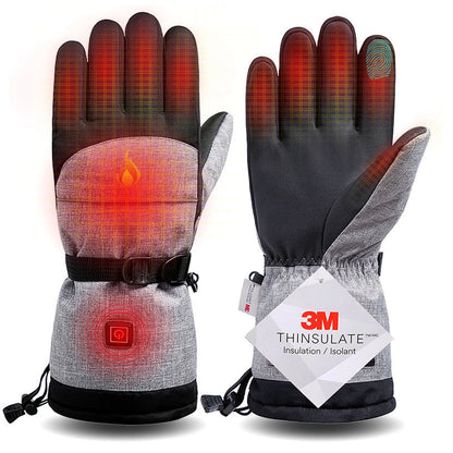 Winter Gloves 3M Cotton Heating Hand Warmer Electric Thermal Gloves Waterproof Snowboard Cycling Motorcycle Bicycle Ski Outdoor