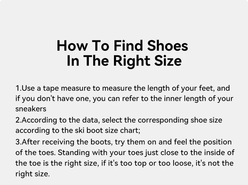 VECTOR Professional Women Man Ski Shoes Warm Waterproof Snowboard Boots Non-slip Leather Breathable Snow Boots Equipment