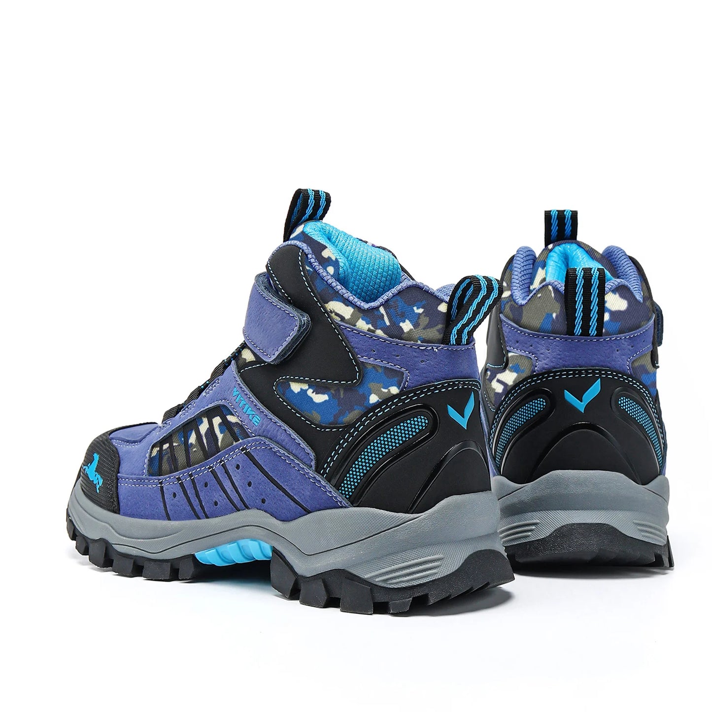 Kids Hiking Boots Boys Girls Outdoor Walking Climbing Sneaker Comfortable Snow Shoes Hiker Boot Antiskid Steel Buckle Sole