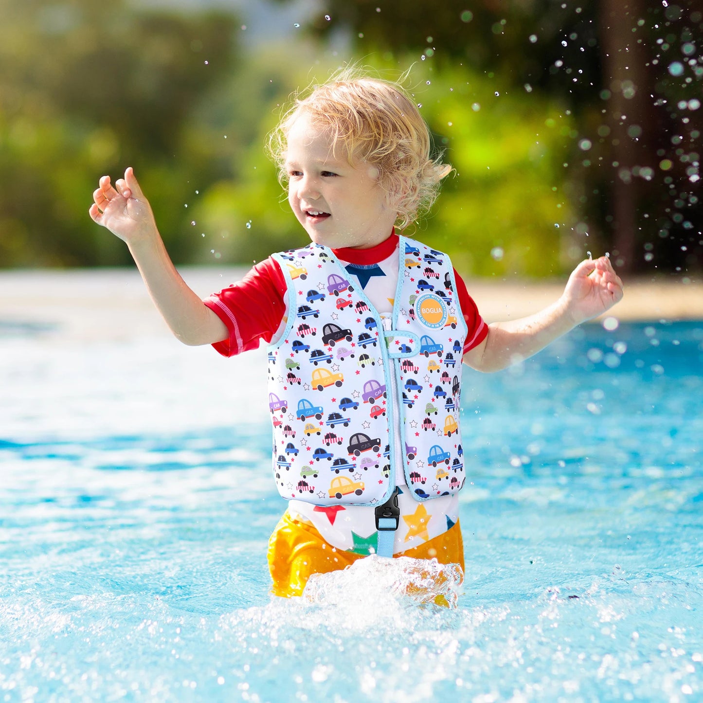 Children's Buoyancy Vest with Adjustable Belt hild Bathing Swimming Life Float Swim Gear Life Jacket Swimming Pool Accessories