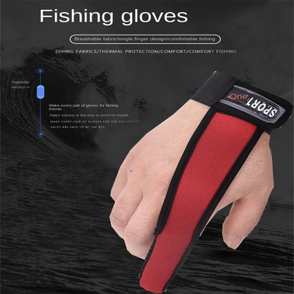 2024New Fishing Gloves Single Finger Protector Outdoor Fishing Single Finger Protector Anti Slip Tool Accessories Outdoor