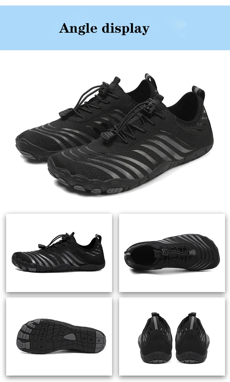 New Unisex Swimming Shoes Men Kayak Water Sports Shoes Quick-Drying Breathable Non-Slip Yoga Ladies Upstream Wading Beach Shoes