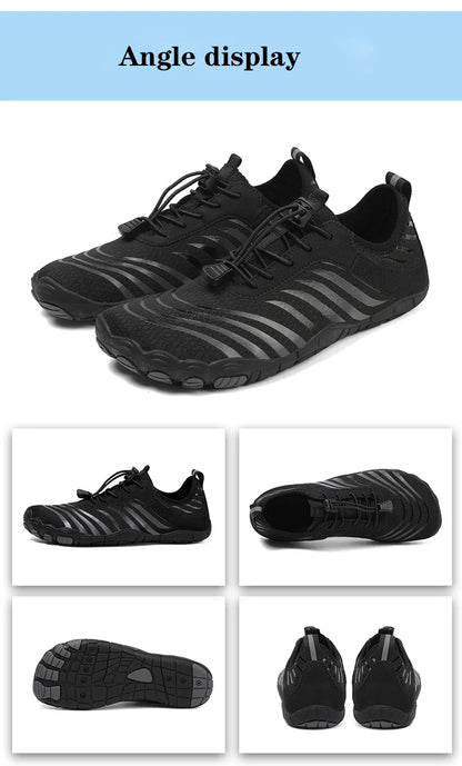 New Unisex Swimming Shoes Men Kayak Water Sports Shoes Quick-Drying Breathable Non-Slip Yoga Ladies Upstream Wading Beach Shoes
