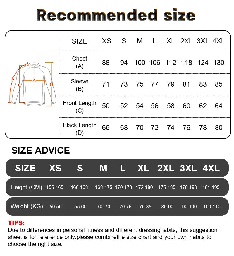 GRSRXX Thermal Winter Cycling Jacket MTB Bike Coat Bicycle Coat Sleeveless  Long Sleeve Clothing Cycling Jersey Ciclismo Unisex