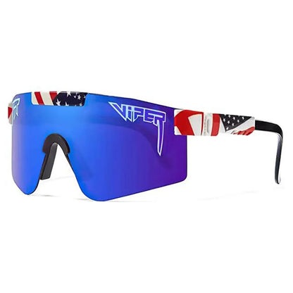 UV400 Cycling Glasses Men Women - Pit Viper Style MTB Outdoor Sport Sunglasses
