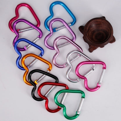 Aluminum Alloy Outdoor Star Shaped Spring Locking Carabiner Clip Keychains for Backpack Camping Hiking Traveling