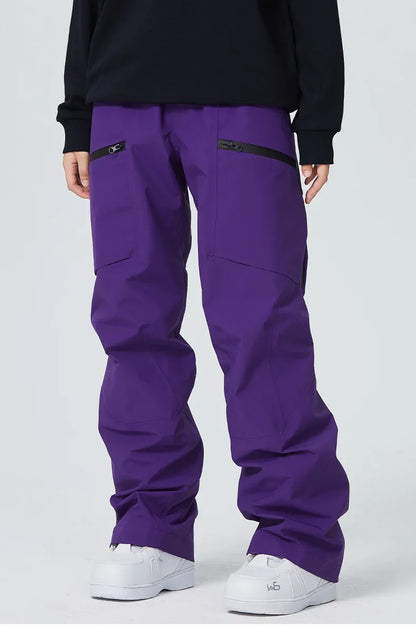 2025 Winter Women Ski Pants Snowfield Windproof Snowboard Sport Trousers Warm Man Loose Overalls New Pro Waterproof Skiing Pants