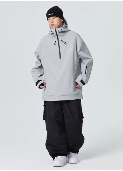 Winter Man Snow Pants 2025 New Women Waterproof Ski Overalls Loose Couple Skiing Pants Outdoor Sport Pro Warm Windproof Trousers