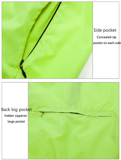 WOSAWE Men Cycling Windbreaker MTB Bicycle Long Sleeve Coat Water Resistant Outdoor Sport Jersey Bike Jacket Cycling Clothing
