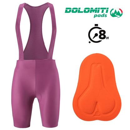 RION Women Cycling Bib Shorts MTB Tights Mountain Bike Jumpsuit Female Braces Bibs Road Bicycle Clothing 8H Dolomiti Pro Summer