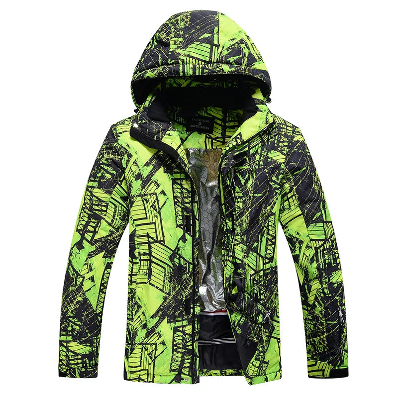 New Men's Snowboarding Ski Jacket Winter Outdoor Warm Windproof Waterproof Breathable Ski Clothes Male Skiing Ski Coat