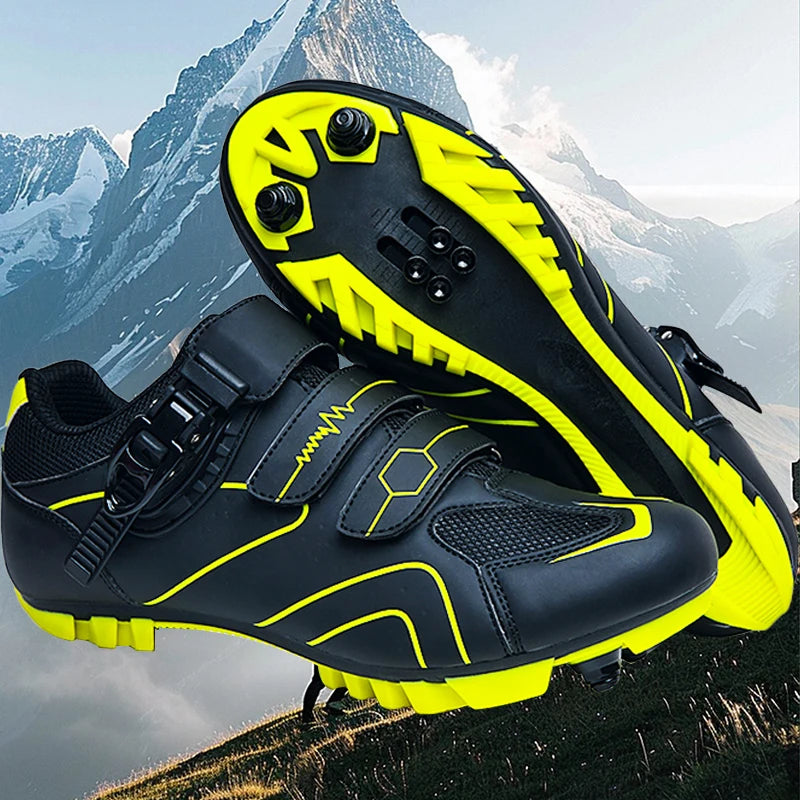 Mountain Cycling Shoes Women Anti-Slip Indoor Cycling Shoe Outdoor Cleats Shoes  Comfortable And Breathable