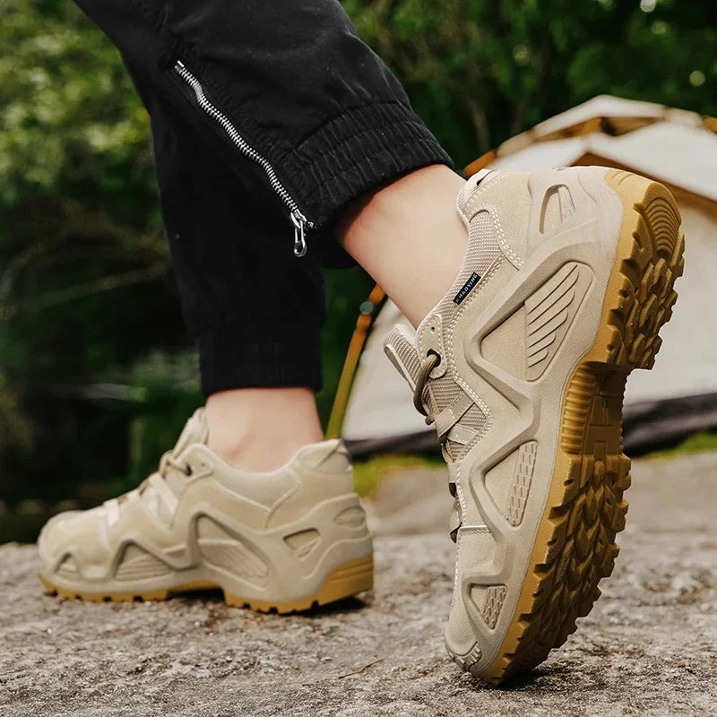 Outdoor Mens Combat Tactical Desert Boots Male Field Hunting Hiking Climbing Training Waterproof Sports Shoes