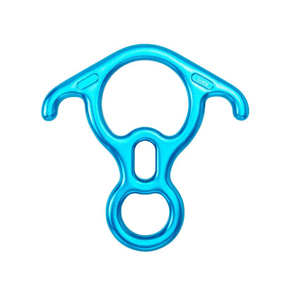 Rock Climbing Descender OX Horn 8 Descend Ring Downhill Eight Ring With Bent-ear Rappelling Gear Belay Device Equipment