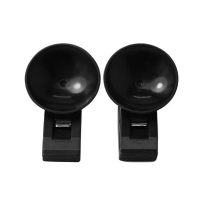 1-2 Pair Car Interior Window Clip Mount Black Suction Cap Clip Plastic Sucker Removable Holder For Sunshade Curtain Towel Ticket