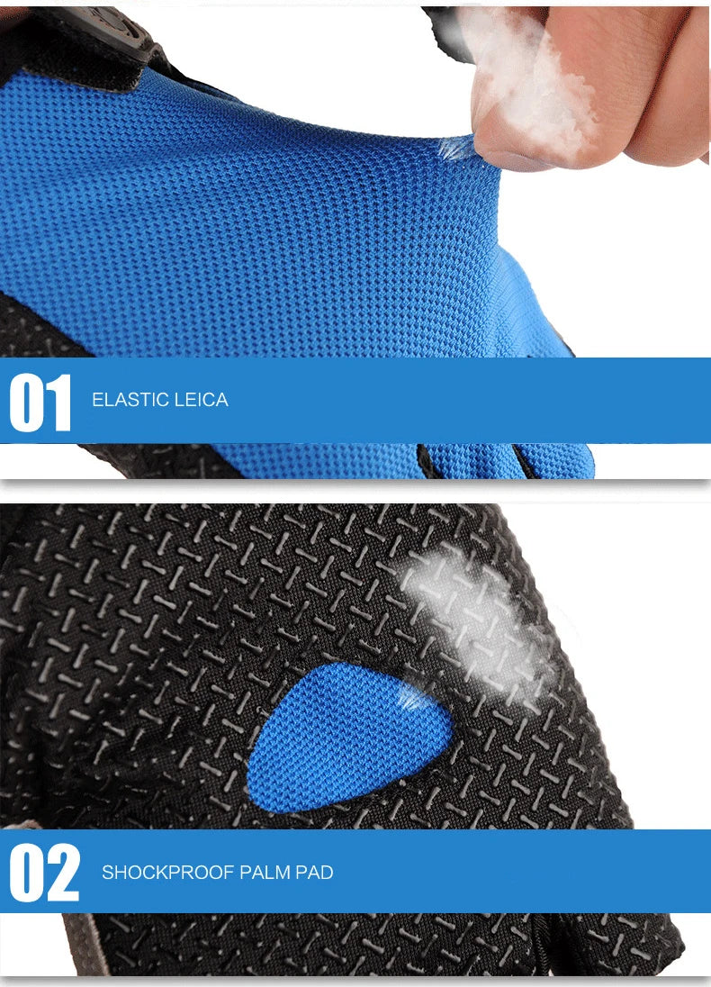 Breathable Anti-Slip Half Finger Gloves for Fitness Cycling Summer Gym Cycling Gloves for Men And Women Bicycle Riding Fishing
