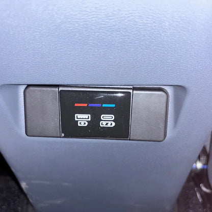 BYD Car Rear Seat USB Charging Protection Cover for BYD Seal 06 GT Charging Port Modification Dustproof Decorative Trim ABS