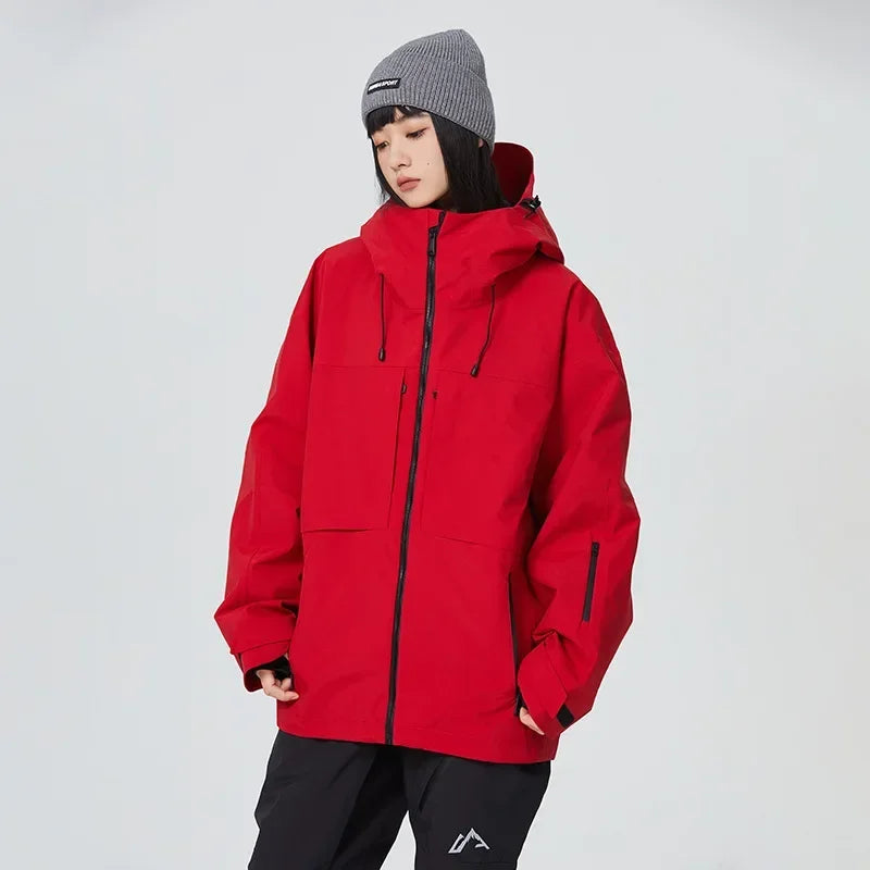 2025 Winter Couple Skiing Jackets New Woman Snowboard Sport Tops Man Warm Skiing Coats Pro 3L Waterproof Windproof Snow Clothes
