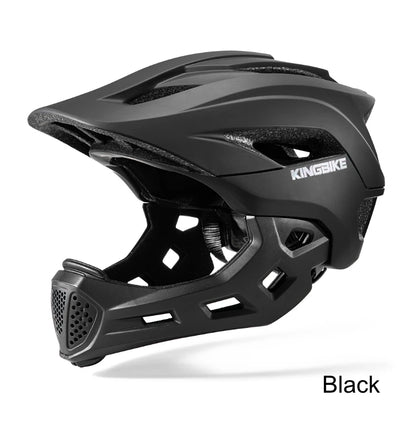 BATFOX Kids Full Face bike helmet Detachable Downhill Children Cycling Motorcycle Skateboard Sports Racing Racing Bicycle helmet