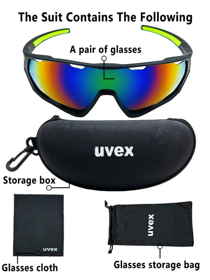 Cycling Sunglasses Women’s & Men's Sports Glasses UV400 Riding Eyewear Mountain Bike Road Bicycle Mtb Outdoor Bicycle Goggle