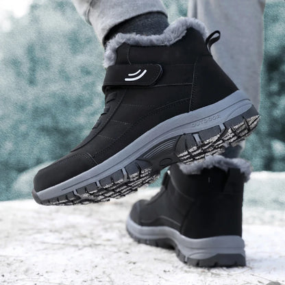 Ankel Bootsfor Women Casual Winter Shoes Platform Non-slip Warm Ankle Boots Plush Combat Outdoor Casual Hiking Motorcycle Boots