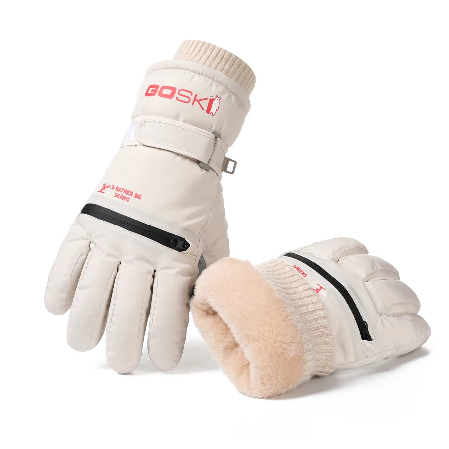 2025 Ski Gloves Warm, Waterproof, Thickened Finger Gloves Winter Ski Board Snow Gloves Men's and Women's Accessories