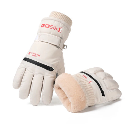 2025 Ski Gloves Warm, Waterproof, Thickened Finger Gloves Winter Ski Board Snow Gloves Men's and Women's Accessories