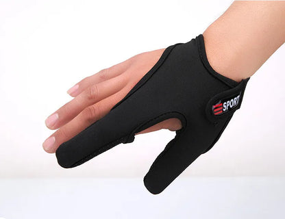 Fishing Gloves 2 Fingers Protector Breathable Anti-Slip Anti-Cut Fishing Gloves Carp Outdoor Fishing Tackle Accessories Supplies