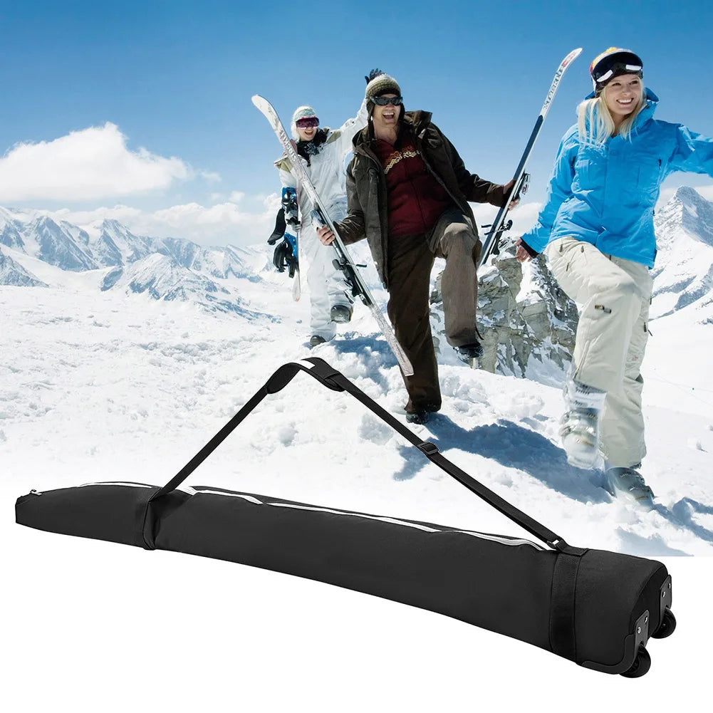 Store Transport Snowboard Bag with High-Capacity Waterproof Wheel Winter Ski Equipment Storage Bag for Outdoor Skiing Equipment