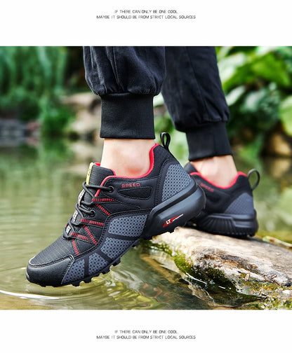 Men Women Waterproof Hiking Shoes Outdoor Camping Trainers Mountain Climbing Trekking Sneakers Walking Hunting Tactical Boots