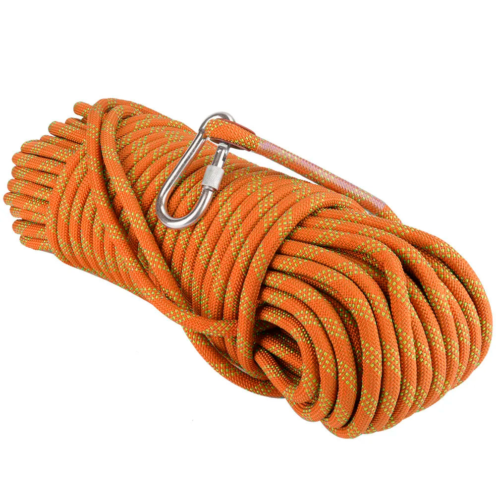 12mm 30m Outdoor Rock Climbing Escape Rope 12mm Diameter Safety Survival Cord