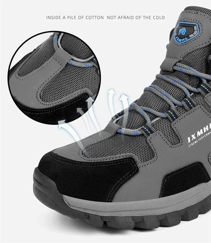 Couple Hiking Shoes Men Mountain Climbing Trekking Boots Women  Non-slip Outdoor Work Ankle Boot