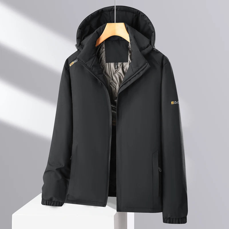 Men's Winter Outdoor Coat Waterproof Windproof Warm Thick Jacket Men Unisex Hiking Camping Skiing Climbing Windbreaker Overcoat