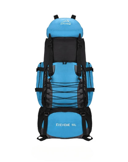 90L Large Capacity Travel Backpack Men Women Camping Hiking Climbing Mountaineering Bags Outdoor Sports Shoulder Rucksack