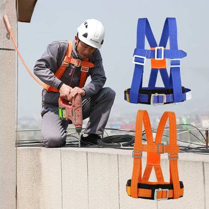Adjustable Safety Belt Aerial Work External Wall Rescue Protection Safety Rope Outdoor Climbing Safety Harness