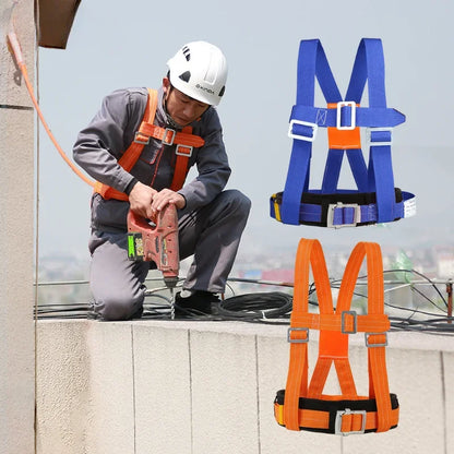 Adjustable Safety Belt Aerial Work External Wall Rescue Protection Safety Rope Outdoor Climbing Safety Harness