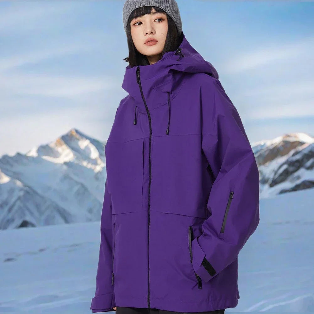 2025 Winter Couple Skiing Jackets New Woman Snowboard Sport Tops Man Warm Skiing Coats Pro 3L Waterproof Windproof Snow Clothes