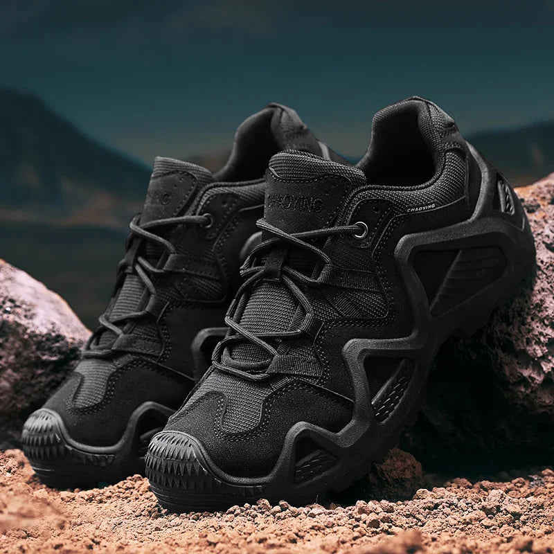 Outdoor Mens Combat Tactical Desert Boots Male Field Hunting Hiking Climbing Training Waterproof Sports Shoes