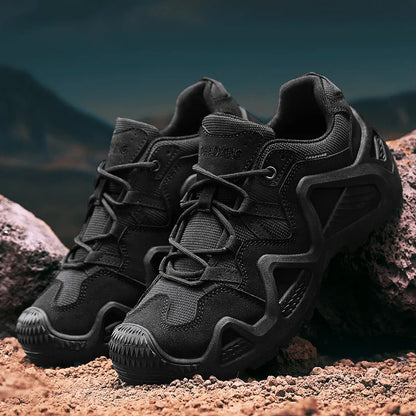 Outdoor Mens Combat Tactical Desert Boots Male Field Hunting Hiking Climbing Training Waterproof Sports Shoes