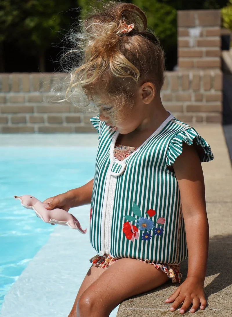 Cute 1-6 Years Children Swim Vest Kids Safety Life Jacket Baby Toddler Swimming Training Kayak Beach Watersports Swimwear